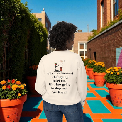 Afrocentric Graphic Sweatshirt - Black Art Unisex Lightweight Crewneck
