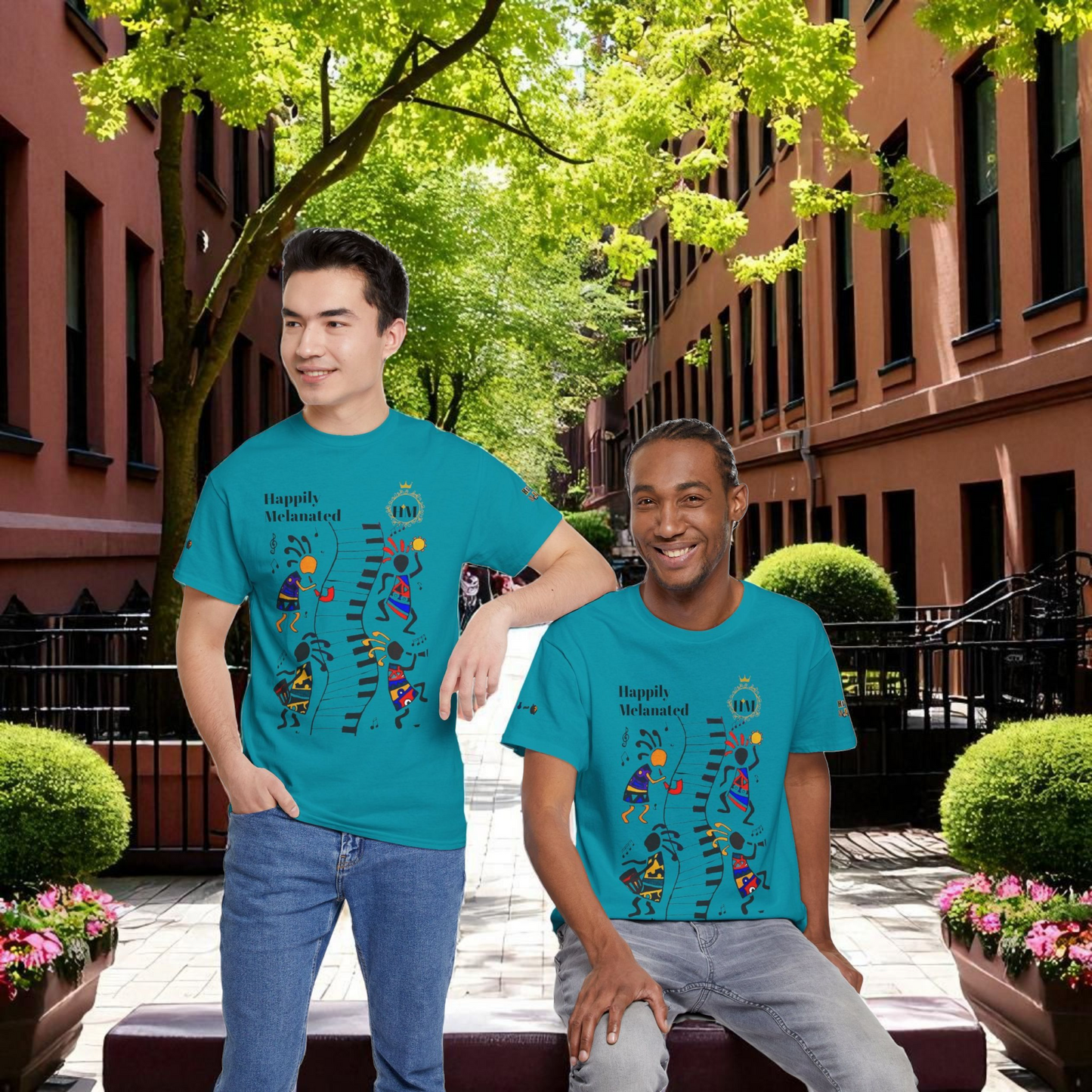 Afro Music, Piano Graphic Unisex Tee, Hand Drawn Music Shirt, Jazz Lover Gift, Musical Art