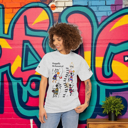 Afro Music, Piano Graphic Unisex Tee, Hand Drawn Music Shirt, Jazz Lover Gift, Musical Art