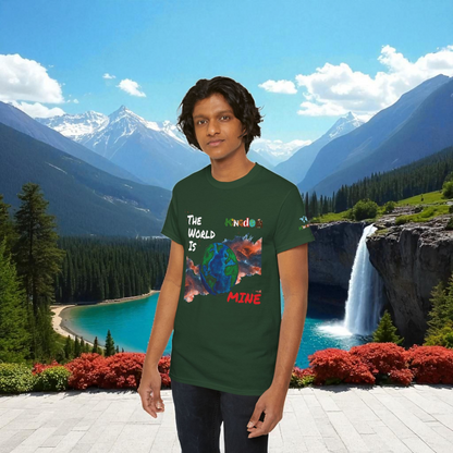 Galaxy Graphic Unisex Tee - Handcrafted Space Shirt, Cosmic Universe Top
