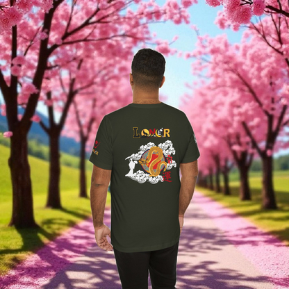 Dragon Graphic Tee, Loner Themed Unisex Shirt, Dragon Art T-Shirt, Mythical Creature Top