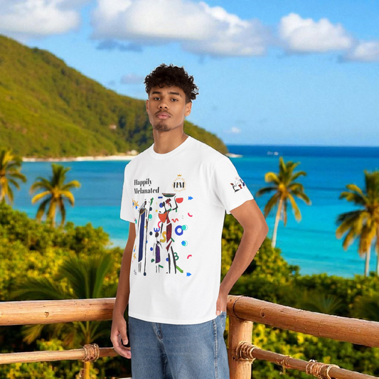 Ethnic Family Doodle Unisex Tee, Handcrafted Tshirt, Unique Family Shirt, Cultural Graphic Teee