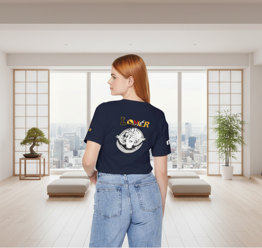 Loner Unisex Jersey Tee, Unique Hand with Eye Graphic, Moray Eels Shirt, Eye-Catching T-Shirt