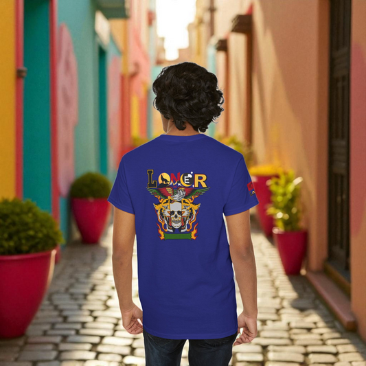 Tiger Skull Graphic Tee, Wild Animal Print Shirt for Men and Women, Alternative Art