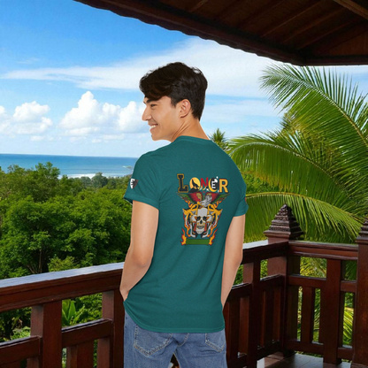 Tiger Skull Graphic Tee, Wild Animal Print Shirt for Men and Women, Alternative Art