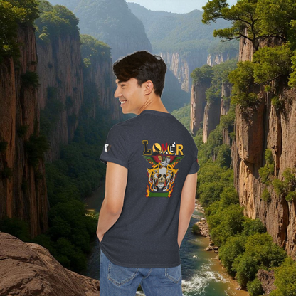 Tiger Skull Graphic Tee, Wild Animal Print Shirt for Men and Women, Alternative Art