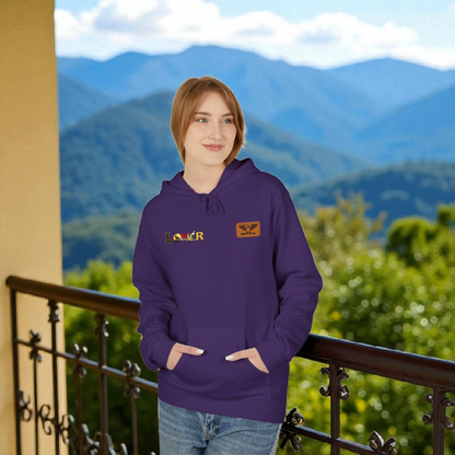 Tiger Graphic Hoodie, Lone Wolf Sweatshirt, Unisex Fleece Pullover, Softstyle, Cozy Animal Print