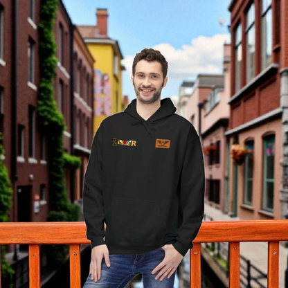 Tiger Graphic Hoodie, Lone Wolf Sweatshirt, Unisex Fleece Pullover, Softstyle, Cozy Animal Print