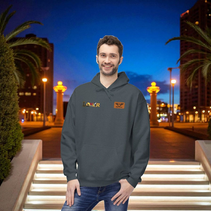 Tiger Graphic Hoodie, Lone Wolf Sweatshirt, Unisex Fleece Pullover, Softstyle, Cozy Animal Print