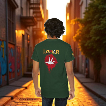 Mystical Hand Art Unisex Tee, Loner Themed Reaching Hand Graphic Shirt, Alternative clothing