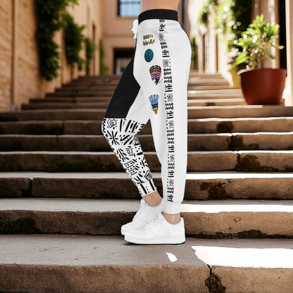 Handcrafted Afro Music Cartoon Art Unisex Joggers