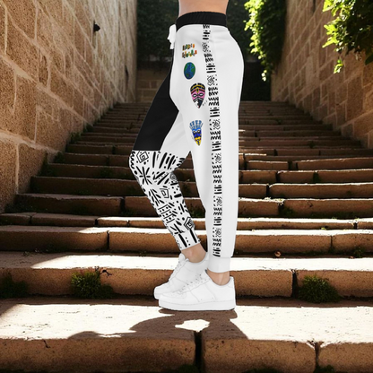 Handcrafted Afro Music Cartoon Art Unisex Joggers