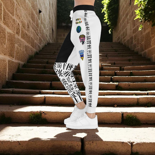 Handcrafted Afro Music Cartoon Art Unisex Joggers