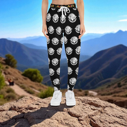Funky Graphic Athletic Joggers, Unique Sweatpants for Workout, Casual Wear
