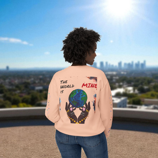 Galaxy Art Unisex Sweatshirt, Handcrafted Space Design