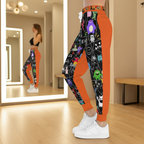 Graphic Monsters Joggers for Men & Women – Unisex Fit, Artistic Cartoon Print Printify