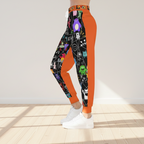 Graphic Monsters Joggers for Men & Women – Unisex Fit, Artistic Cartoon Print Printify
