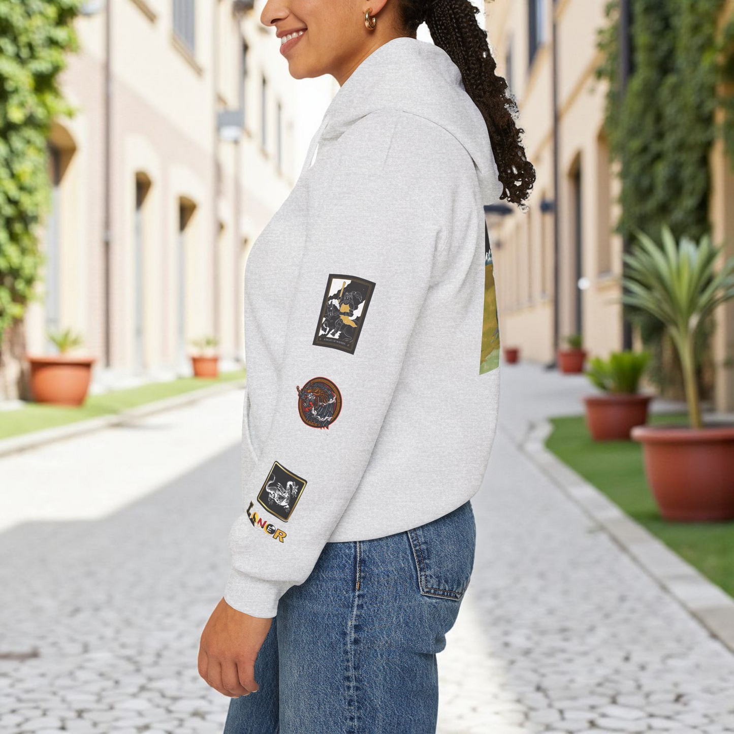 Medieval Themed Hoodie, Knights and Dragon Fans, Unisex Sweatshirt, Cosplay Costume