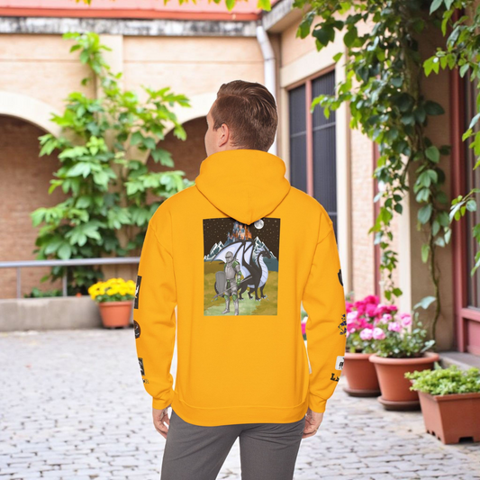 Medieval Themed Hoodie, Knights and Dragon Fans, Unisex Sweatshirt, Cosplay Costume