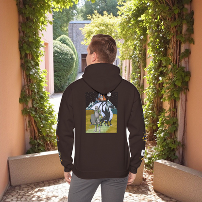 Medieval Themed Hoodie, Knights and Dragon Fans, Unisex Sweatshirt, Cosplay Costume