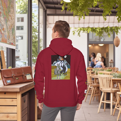 Medieval Themed Hoodie, Knights and Dragon Fans, Unisex Sweatshirt, Cosplay Costume