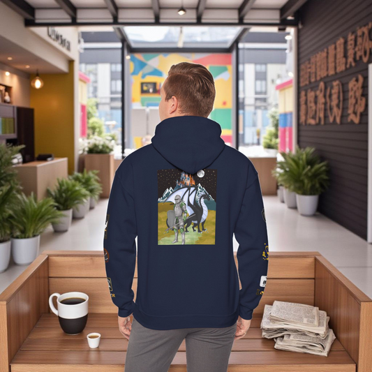 Medieval Themed Hoodie, Knights and Dragon Fans, Unisex Sweatshirt, Cosplay Costume