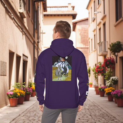 Medieval Themed Hoodie, Knights and Dragon Fans, Unisex Sweatshirt, Cosplay Costume