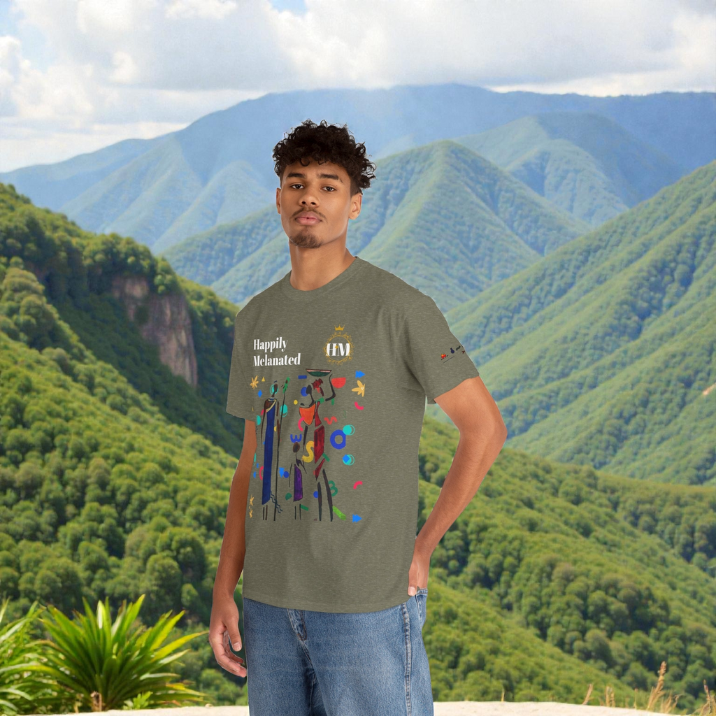 Ethnic Family Doodle Unisex Tee, Handcrafted Tshirt, Unique Family Shirt Printify