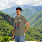 Ethnic Family Doodle Unisex Tee, Handcrafted Tshirt, Unique Family Shirt Printify