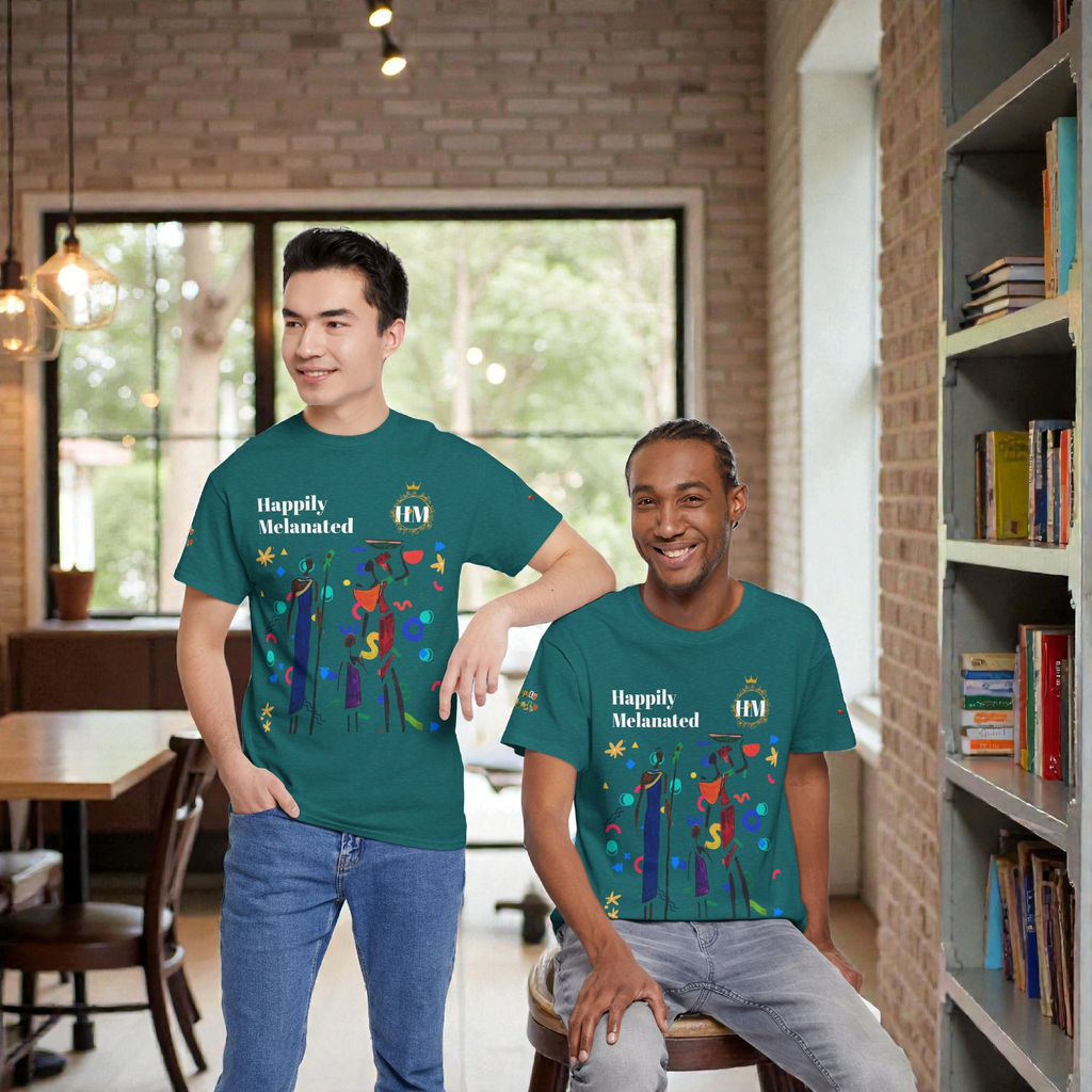 Ethnic Family Doodle Unisex Tee, Handcrafted Tshirt, Unique Family Shirt Printify