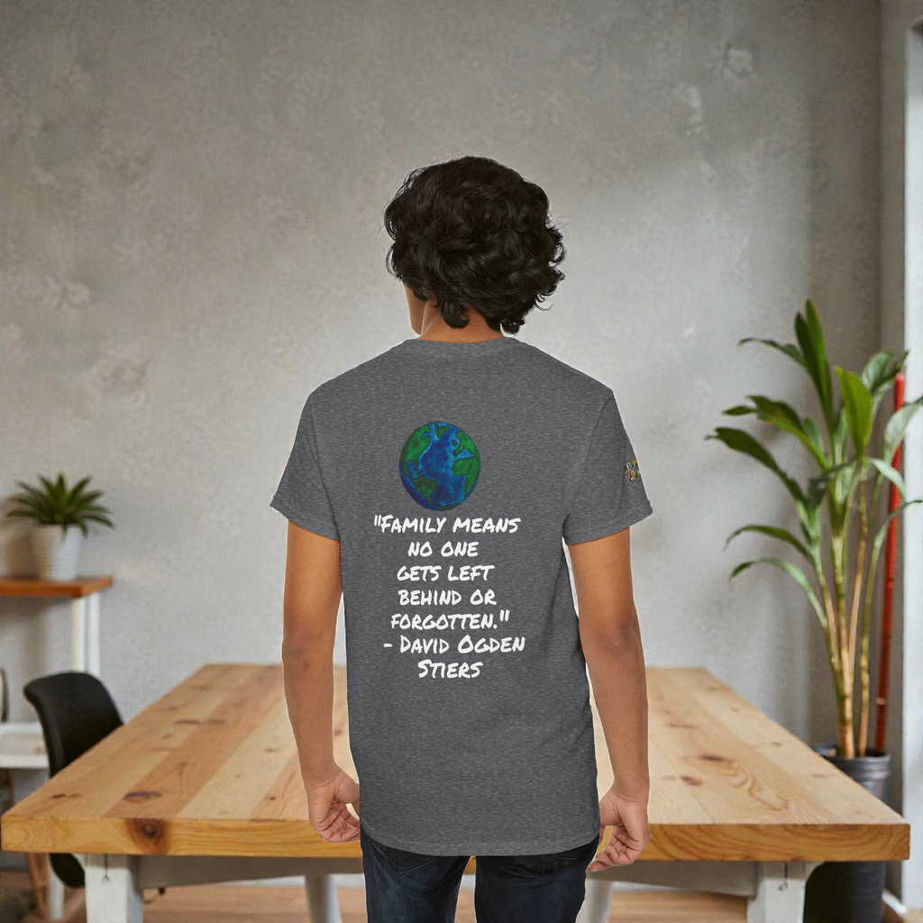 Ethnic Family Doodle Unisex Tee, Handcrafted Tshirt, Unique Family Shirt Printify