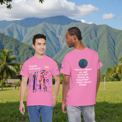 Ethnic Family Doodle Unisex Tee, Handcrafted Tshirt, Unique Family Shirt