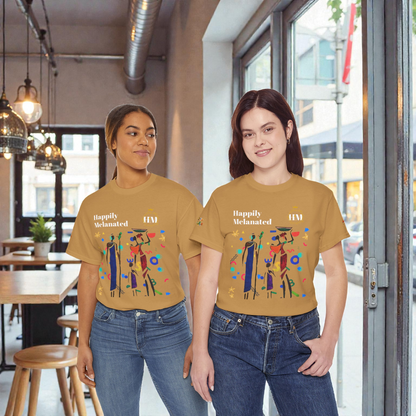 Ethnic Family Doodle Unisex Tee, Handcrafted Tshirt, Unique Family Shirt