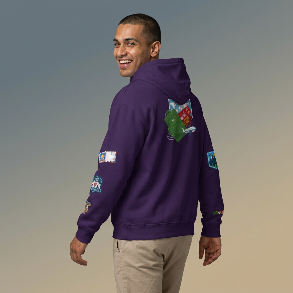 Vacation Mode Graphic Unisex Hoodie, Wanderlust Gift, Adventure Clothing, Travel Lover Pullover