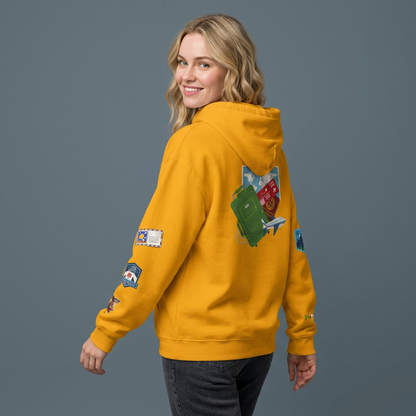 Vacation Mode Graphic Unisex Hoodie, Wanderlust Gift, Adventure Clothing, Travel Lover Pullover