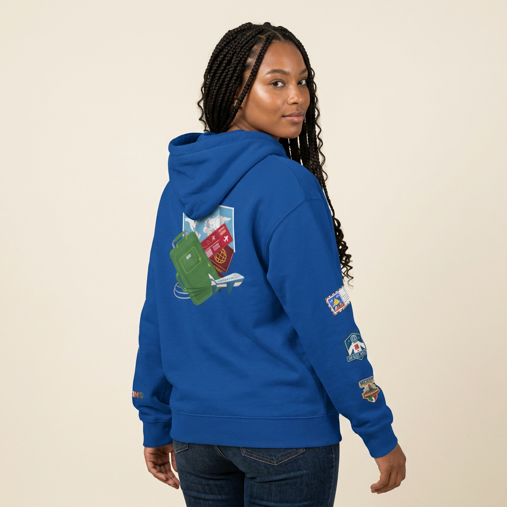 Vacation Mode Graphic Unisex Hoodie, Wanderlust Gift, Adventure Clothing, Travel Lover Pullover