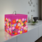 Floral Cube Lamp — Colorful Daisy Light Cube for Bedroom & Nursery Printify