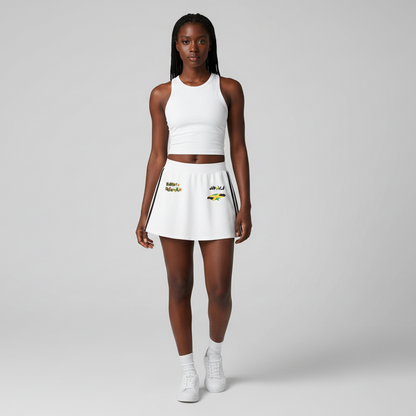 Jamaican Flag Themed Taped Cooling Performance Short Skirt