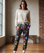 Graphic Monsters Joggers for Men & Women – Unisex Fit, Artistic Cartoon Print Printify
