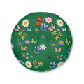 Floral Tufted Floor Pillow - Round Cushion for Cozy Decor Printify