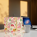 Japanese Floral Cube Lamp — Sakura Fans & Bamboo Light Cube Printify