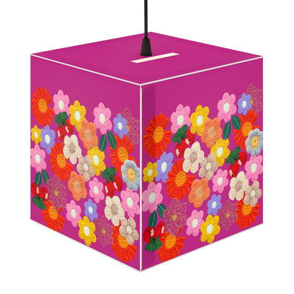 Floral Cube Lamp — Colorful Daisy Light Cube for Bedroom & Nursery