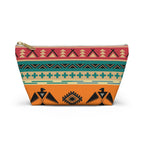 Southwestern Thunderbird Accessory Pouch — Tribal Pattern Makeup Bag Printify