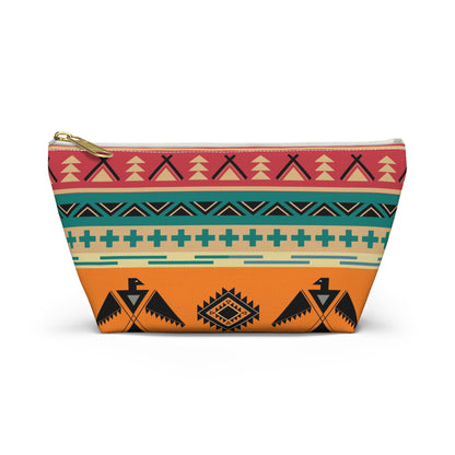 Southwestern Thunderbird Accessory Pouch — Tribal Pattern Makeup Bag