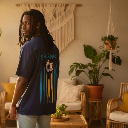 Bahamas Oversized Mesh V-Neck Soccer Jersey