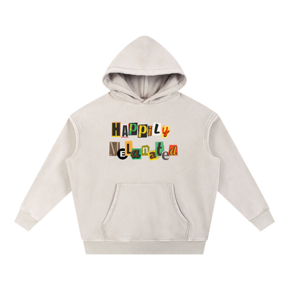 Jazz Singer Art Hoodie, Snow Wash Fleece Oversize Unisex Hoodie