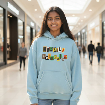 Jazz Singer Art Hoodie, Snow Wash Fleece Oversize Unisex Hoodie