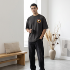 Ying and Yang Graphic Tiger Unisex Seamless Unisex T-Shirt