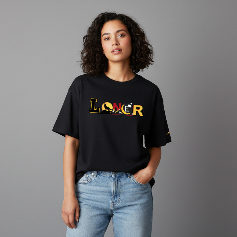 Koi Fish Graphic Unisex Oversized Cotton T-Shirt