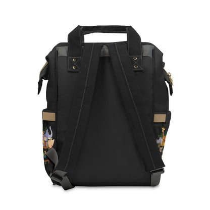 Eco-Friendly Panda Design Diaper Backpack for Parents on the Go